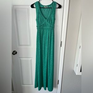 Max Studio Maxi Green Dress, size m